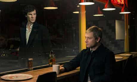 Benedict Cumberbatch (left) and Martin Freeman in Sherlock.
