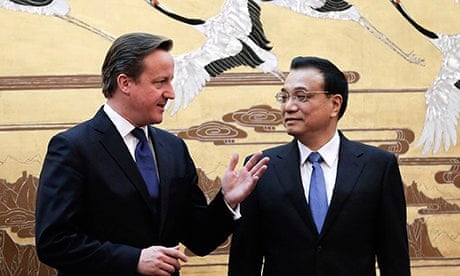 British Prime Minister David Cameron Visits China