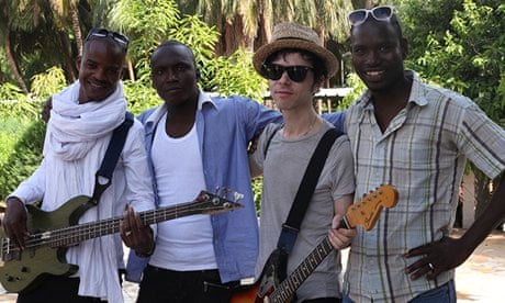 Songhoy Blues and Nick Zinner of Yeah Yeah Yeahs