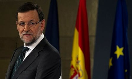 Spain's prime minister Mariano Rajoy: 'This country can and will move forward.'