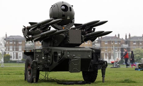 Rapier missile system, London