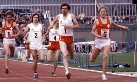 Fast and furious … Brendan Foster at Crystal Palace in 1979.