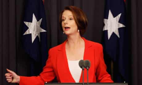 Australia's prime minister Julia Gillard