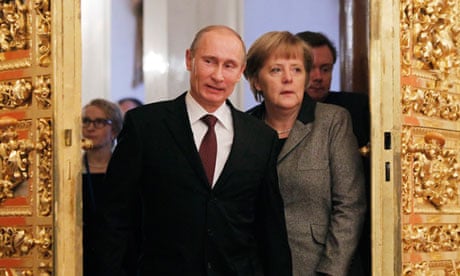 Vladimir Putin,  Angela Merkel