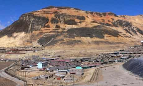 Chinalco in Morococha, central Peru.