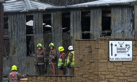Fire at Five Sisters Zoo