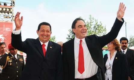 Hugo Chávez and Oliver Stone, 2009