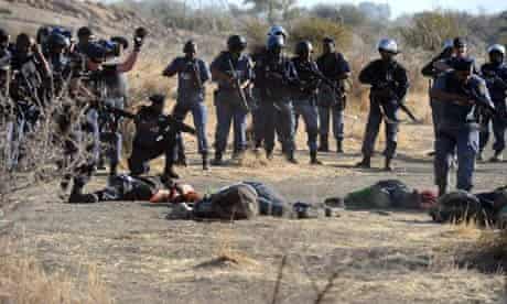 South African miners killed at Marikana