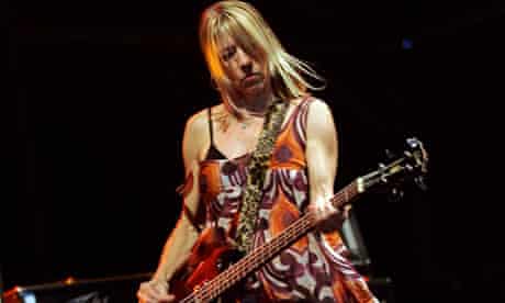 Kim Gordon, singer and bass of rock band Sonic Youth