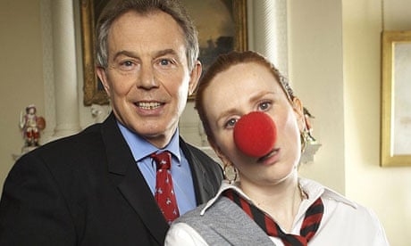 Tony Blair with Catherine Tate as Lauren, taken for Comic Relief