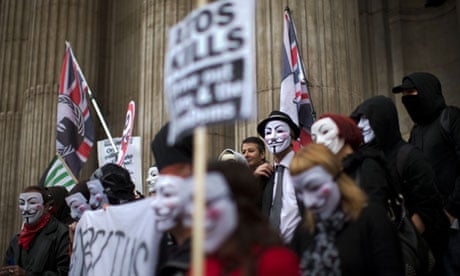 Anti-austerity march in London 