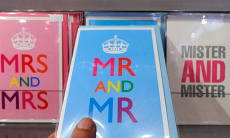 Cards celebrating same-sex unions 