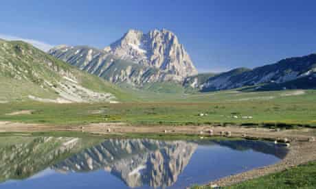 Gran Sasso massif, Italy, home to a particle physics laboratory