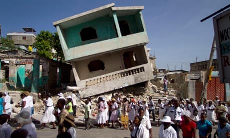 Aftermath of Haiti earthquake 