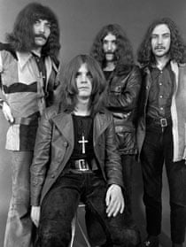 Black Sabbath in 1970: Iommi, Osbourne, Butler and Bill Ward.