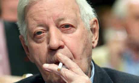 Is Helmut Schmidt Really Hoarding Menthol Cigarettes Germany The Guardian