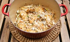 Spicy chicken with rice