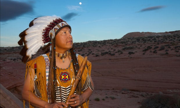 A Native American man.