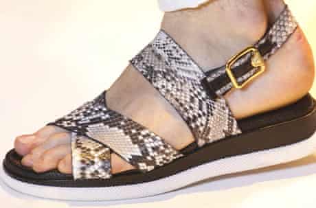 Menswear: Versace's gladiator sandals