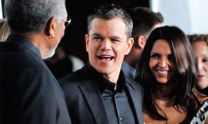 Matt Damon and wife