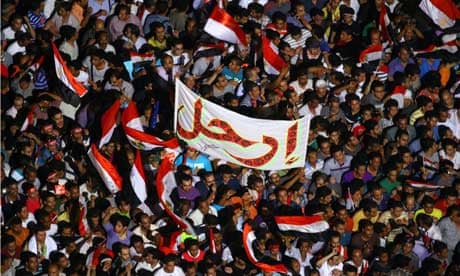 Egyptians protest in Cairo
