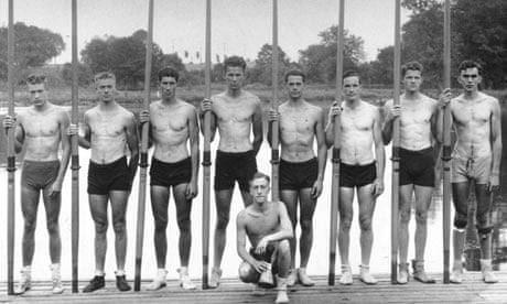 The US Olympic rowing team in 1936