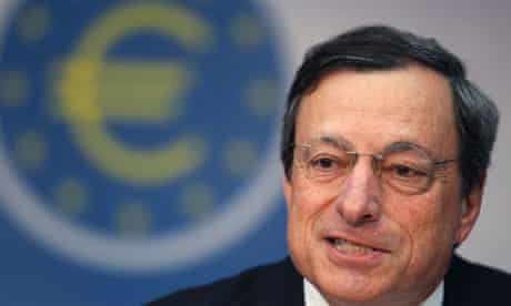 ECB president, Mario Draghi