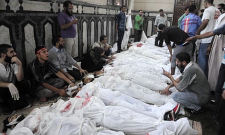 Bodies in a Cairo mosque, August 2013