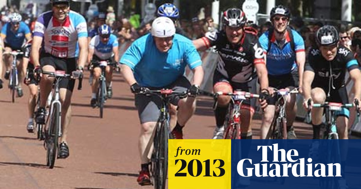 Ride London Gives Boris Johnson New Spin On Capital S Cycling Appeal London The Guardian