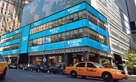 The former Lehman Brothers, now Barclays Capital building in Times Square in New York
