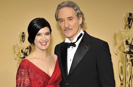 Kevin Kline with his wife
