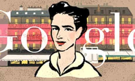 Simone de Beauvoir google doodle