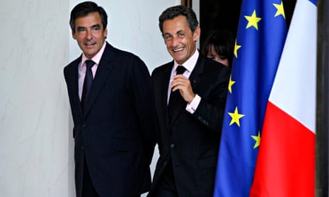 Francois Fillon and Nicolas Sarkozy