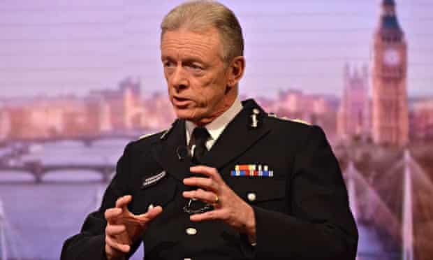 Sir Bernard Hogan-Howe appearing on BBC1's The Andrew Marr Show