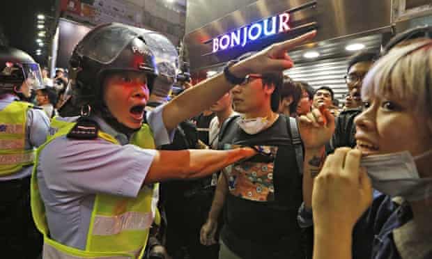 Mong Kok protests, Hong Kong