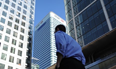 HSBC HQ in London. The bank has fired its top forex trading executive