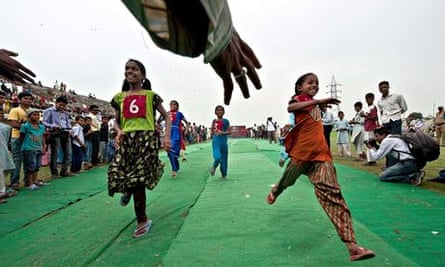 MDG : Disabled children race in Bhopal, India