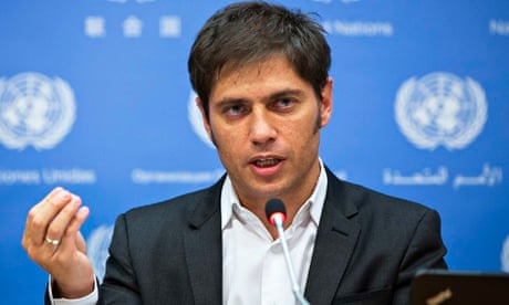 Argentina's economics minister, Axel Kicillof