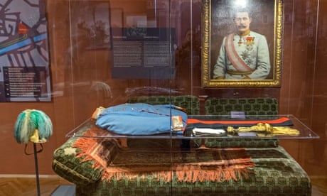 Franz Ferdinand's uniform at Museum of Military History, Vienna