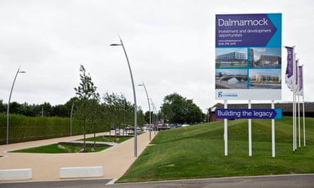 A new pathway near Dalmarnock station