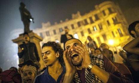Anti-government protests in Cairo, Egypt