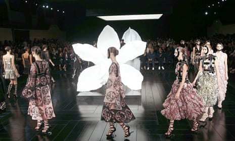 Alexander McQueen enters a new age of saleable geometry, Paris fashion  week