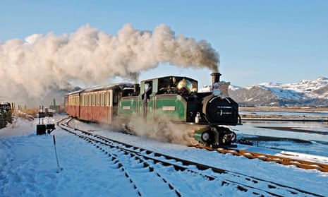 The Earl of Merioneth on the Ffestiniog and Welsh Highland Railways, which was built in 1836 to run slate trains from mines at Blaenau Ffestiniog to Portmadoc.