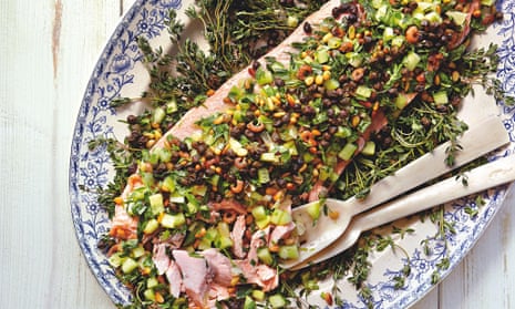 Yotam Ottolenghi's dressed side of salmon