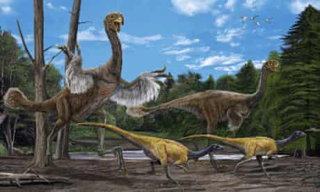Gigantoraptor, the feathered flesh-eating dinosaur