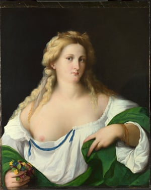 Palma Vecchio, A Blonde Woman, about 1520