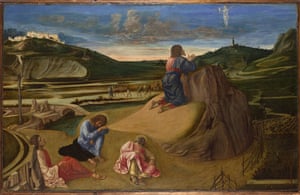 Giovanni Bellini's The Agony in the Garden, about 1465