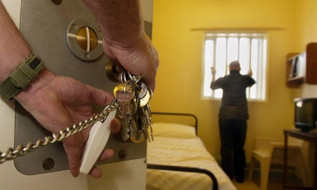 Hand unlocks prison cell