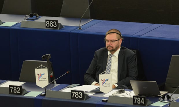 Robert Iwaszkiewicz in European parliament
