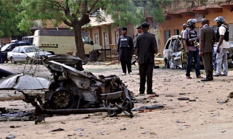 Kano suicide bomb, street scene May 2014